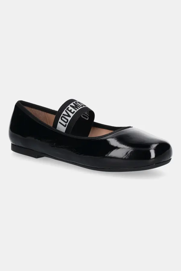 Love Moschino Usnjene balerinke Love Moschino