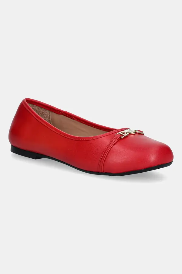 Love Moschino Usnjene balerinke Love Moschino