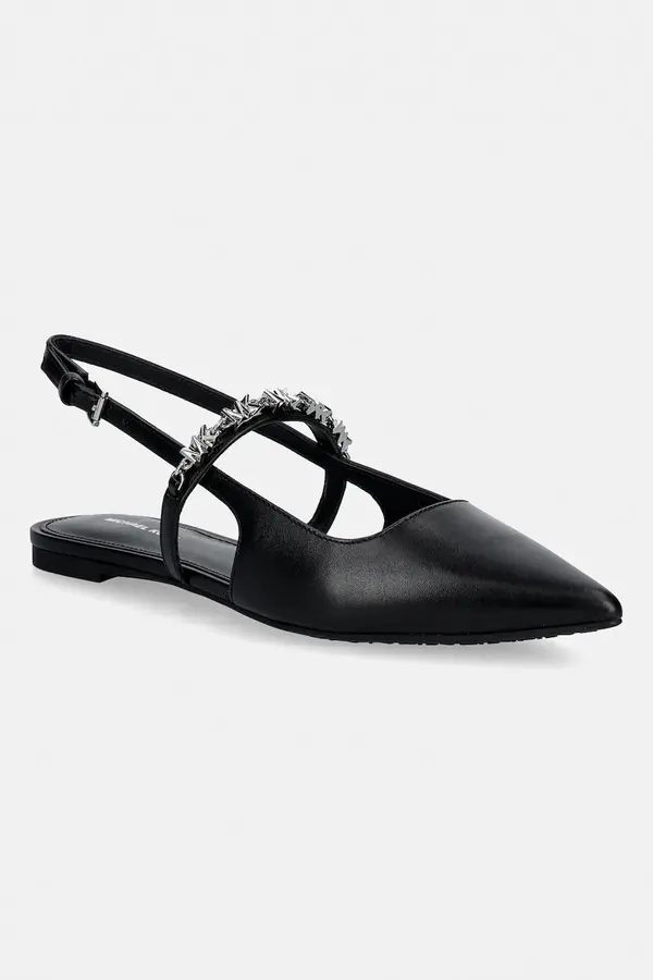 MICHAEL Michael Kors Usnjene balerinke MICHAEL Michael Kors Dina Flex Sling Flat