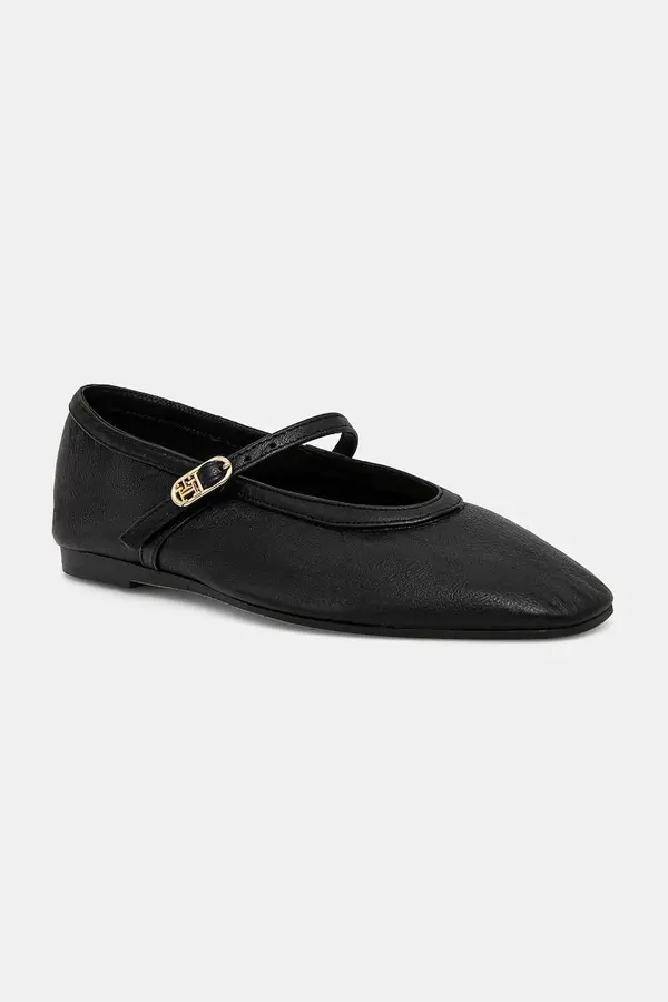 Tommy Hilfiger Usnjene balerinke Tommy Hilfiger BALLERINA MARYJANE SOFT LEATHER