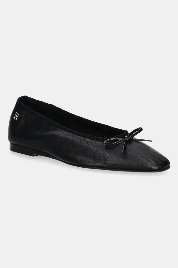 Tommy Hilfiger Usnjene balerinke Tommy Hilfiger BALLERINA SOFT LEATHER