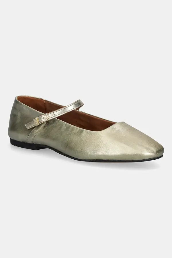 Tommy Hilfiger Usnjene balerinke Tommy Hilfiger HILFIGER GOLD BALLERINAS