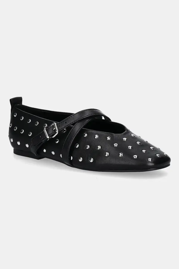 Tommy Jeans Usnjene balerinke Tommy Jeans MARYJANE STUDDED BALLERINA