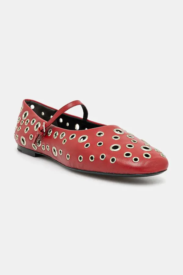 Tory Burch Usnjene balerinke Tory Burch Eyelet Mary Jane Ballet