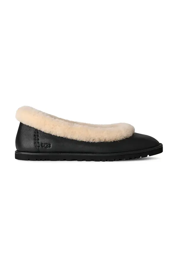 UGG Usnjene balerinke UGG Zora Leather Ballet Flat