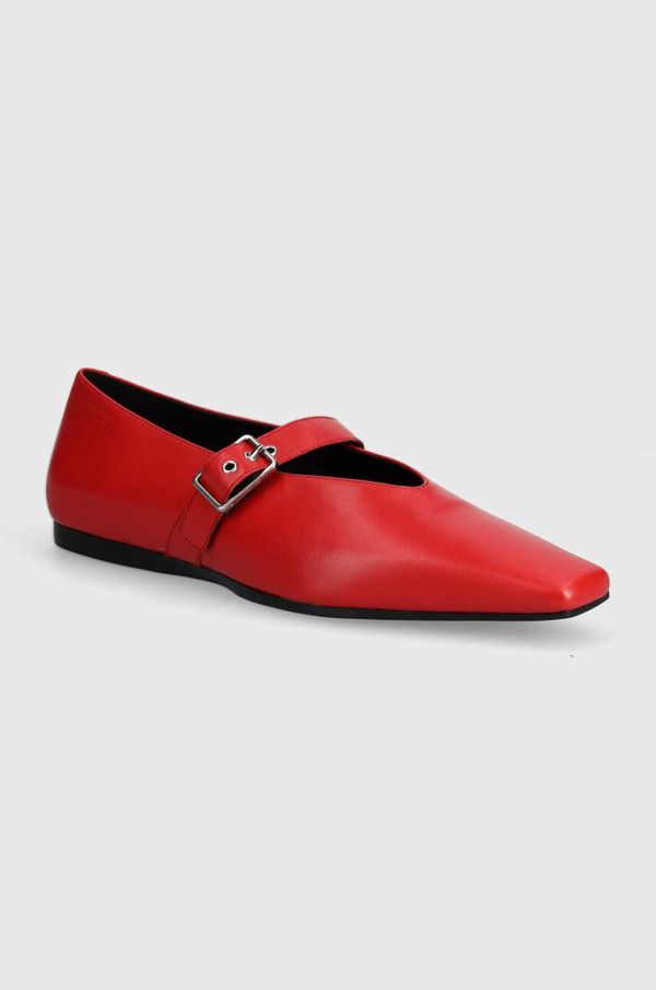 Vagabond Shoemakers Usnjene balerinke Vagabond Shoemakers WIOLETTA rdeča barva