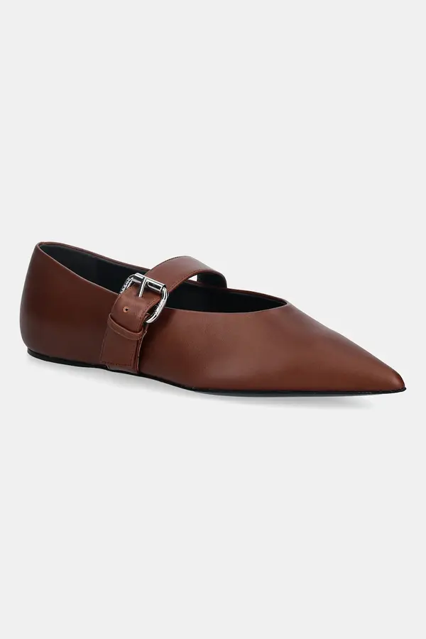 Weekend Max Mara Usnjene balerinke Weekend Max Mara Wkagel
