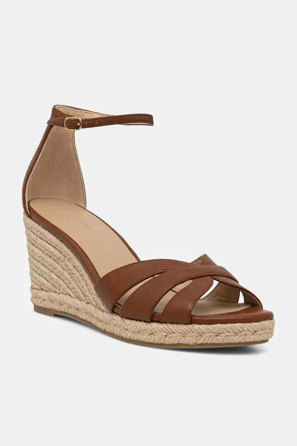 Lauren Ralph Lauren Usnjene espadrile Lauren Ralph Lauren Nellie