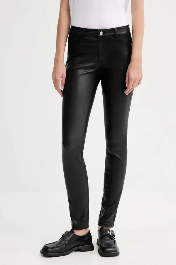 Zadig&Voltaire Usnjene hlače ZADIG&VOLTAIRE