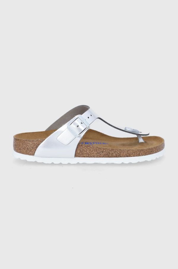 Birkenstock Usnjene japonke Birkenstock Gizeh ženske