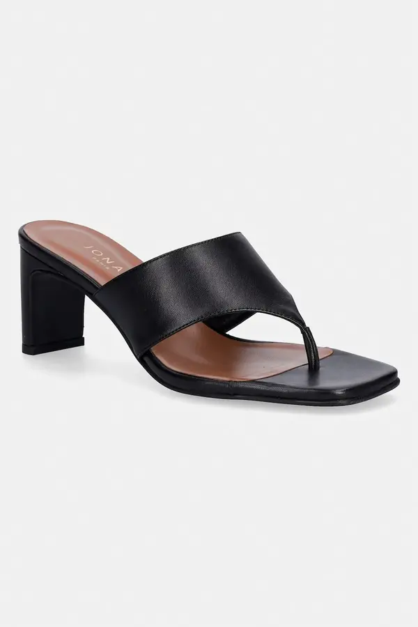 Jonak Usnjene japonke Jonak DEVIL CUIR Noir