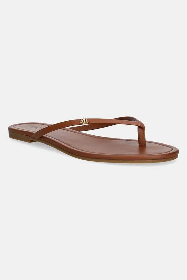 Lauren Ralph Lauren Usnjene japonke Lauren Ralph Lauren Raquel