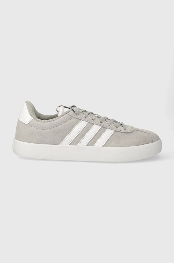 adidas Usnjene superge adidas COURT siva barva