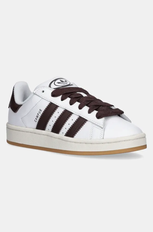 adidas Originals Usnjene superge adidas Originals Campus 00s bela barva, JQ7767