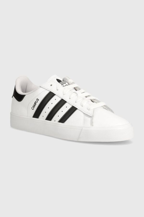 adidas Originals Usnjene superge adidas Originals Campus Vulc bela barva, JI1918