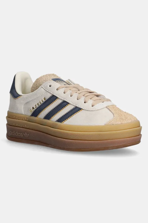 adidas Originals Usnjene superge adidas Originals Gazelle Bold bež barva, JQ5126