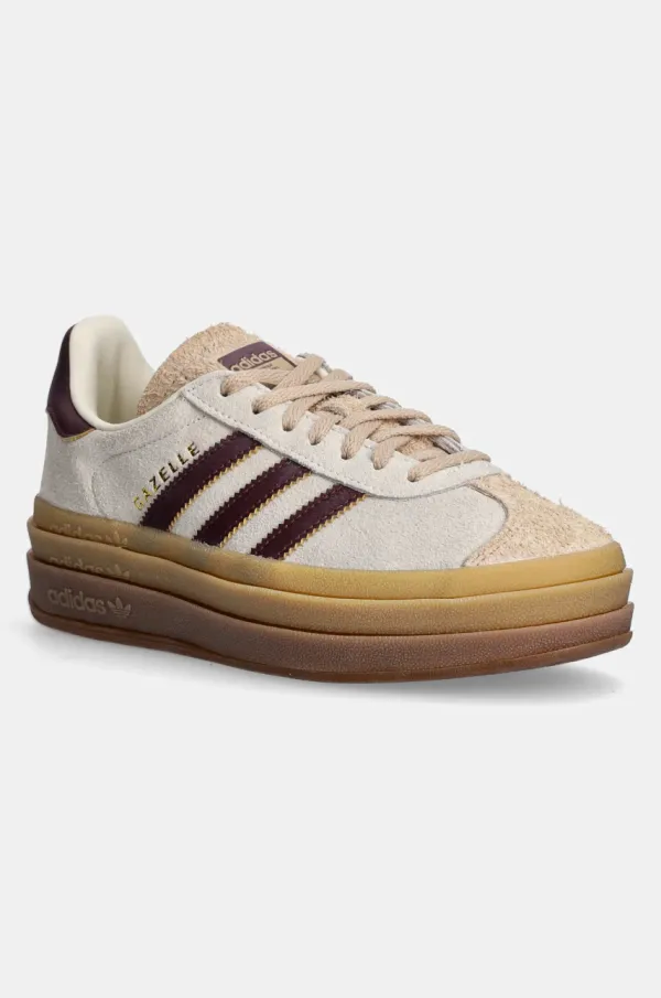 adidas Originals Usnjene superge adidas Originals Gazelle Bold bež barva, JQ5127