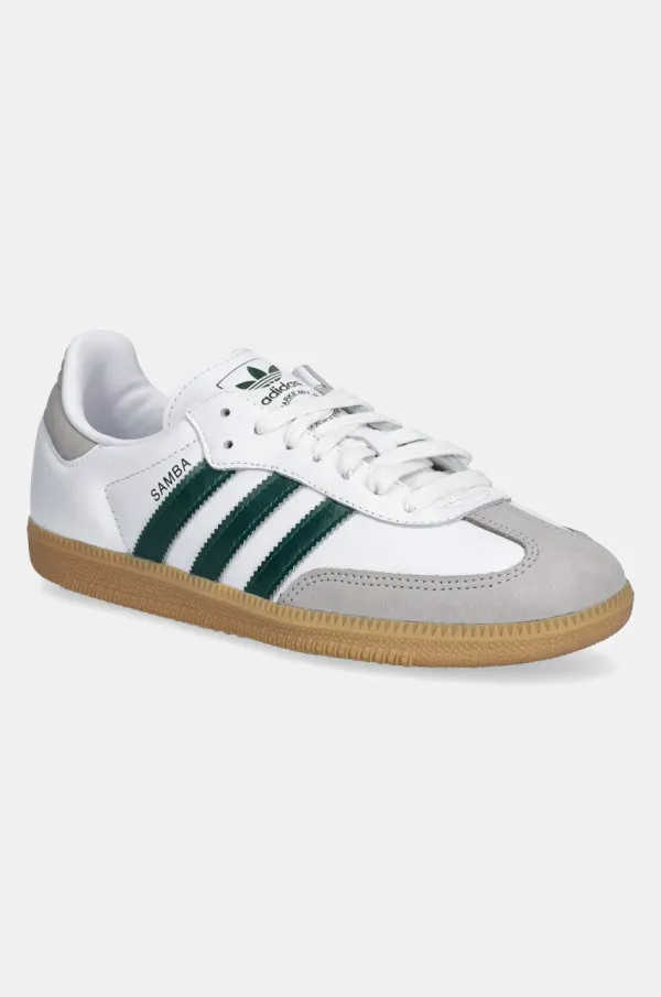 adidas Originals Usnjene superge adidas Originals Samba OG bela barva, JI2724