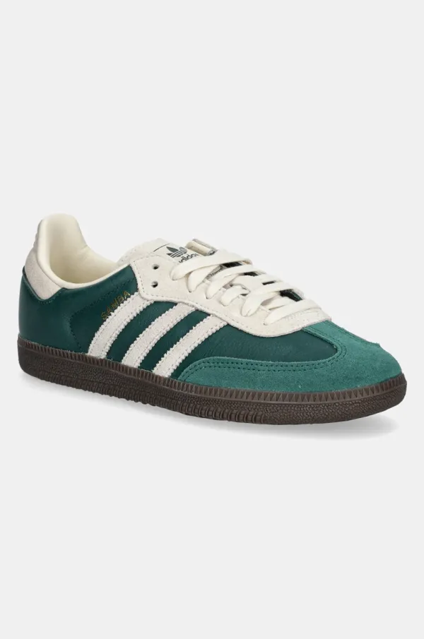 adidas Originals Usnjene superge adidas Originals Samba OG zelena barva, JI3215