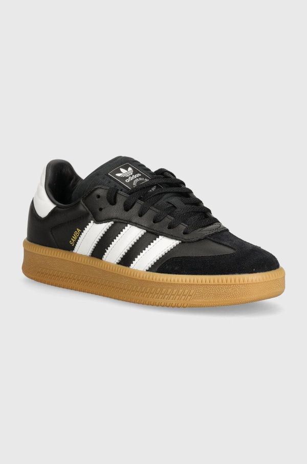 adidas Originals Usnjene superge adidas Originals Samba XLG črna barva, IE1379