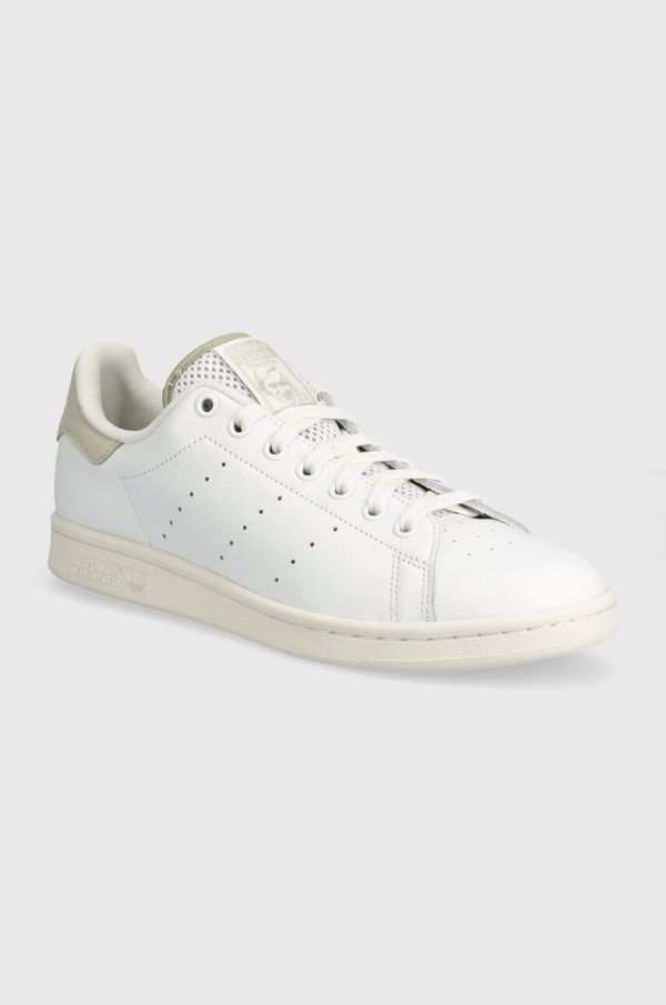 adidas Originals Usnjene superge adidas Originals Stan Smith bela barva, IG1325