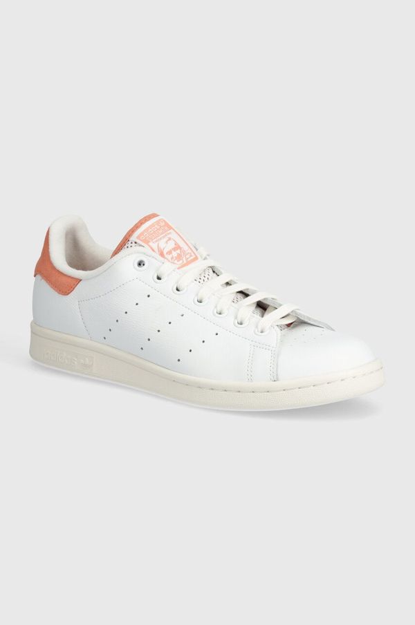 adidas Originals Usnjene superge adidas Originals Stan Smith bela barva, IG1326