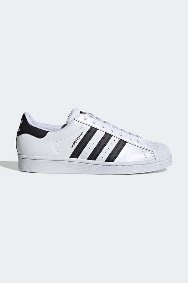 adidas Originals Usnjene superge adidas Originals Superstar bela barva, EG4958