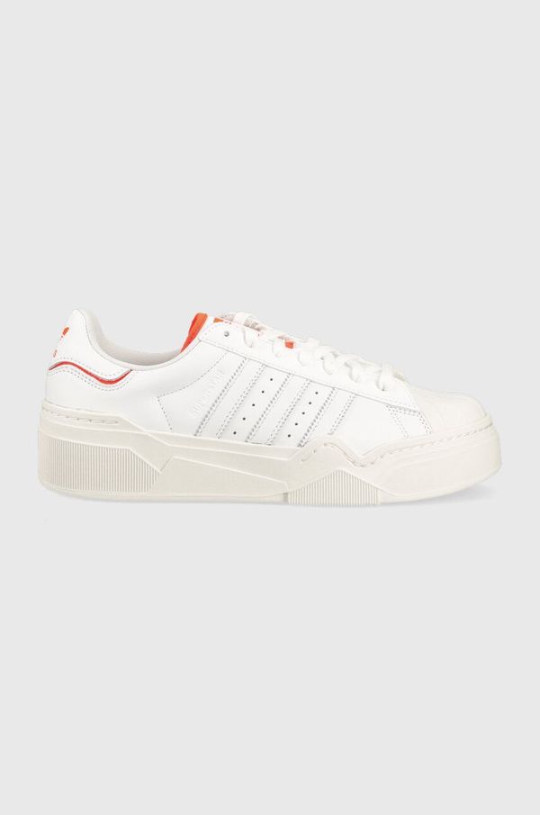 adidas Originals Usnjene superge adidas Originals Superstar Bonega 2B bela barva