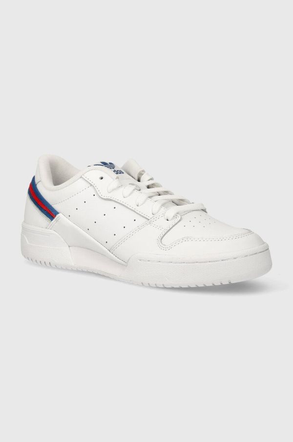 adidas Originals Usnjene superge adidas Originals Team Court 2 bela barva, ID3408