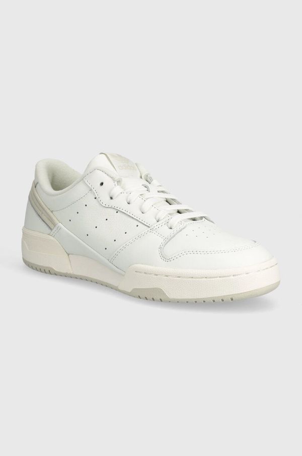 adidas Originals Usnjene superge adidas Originals Team Court 2 bela barva, ID3409