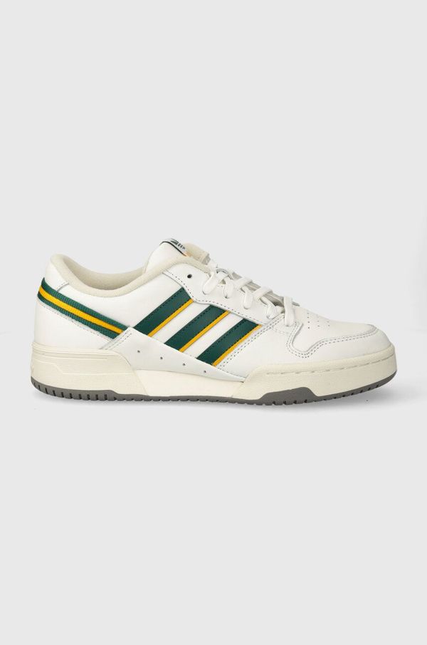 adidas Originals Usnjene superge adidas Originals Team Court 2 STR bela barva, IE5890