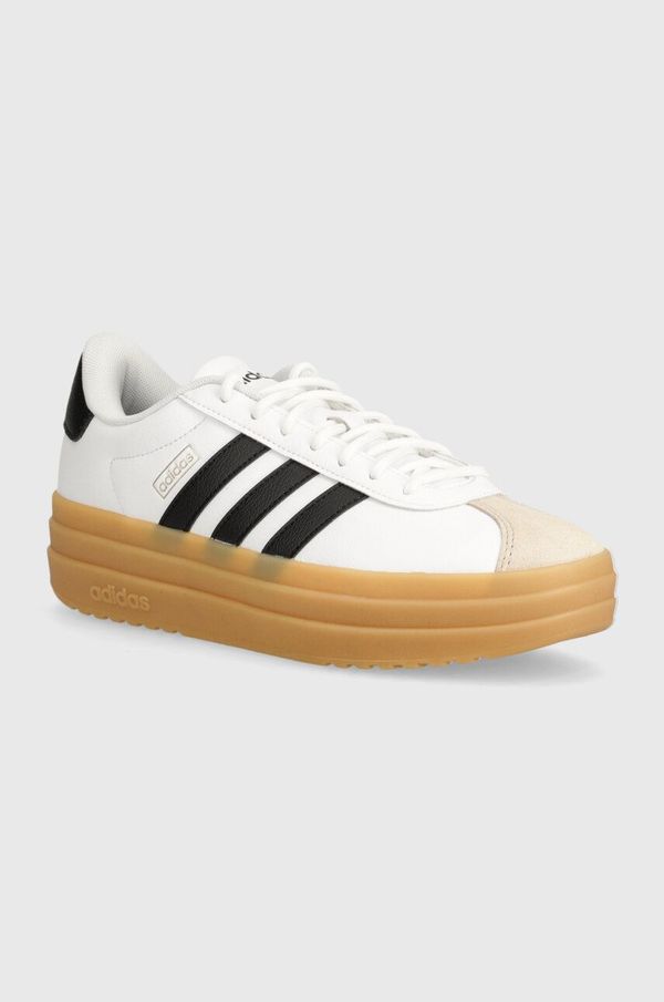 adidas Usnjene superge adidas Vl Court Bold bela barva, IH3083