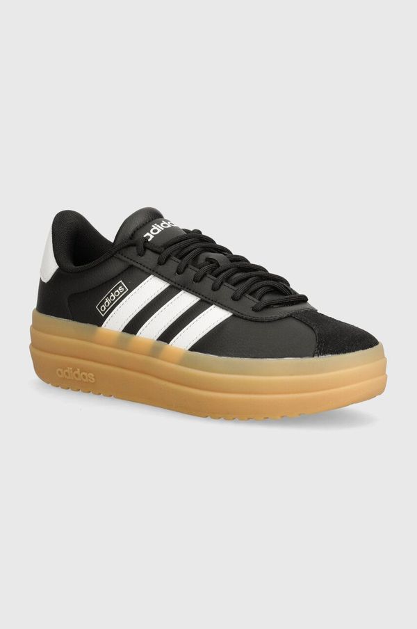 adidas Usnjene superge adidas Vl Court Bold črna barva, IH3081