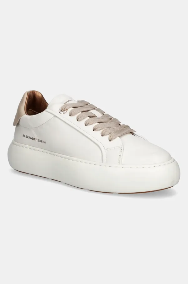 Alexander Smith Usnjene superge Alexander Smith Soho bela barva, ASBBSOW3563WBE