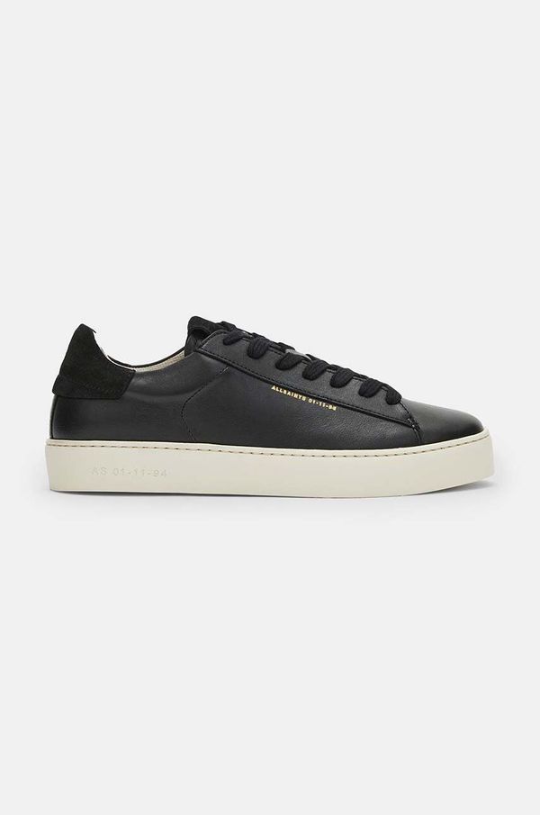 AllSaints Usnjene superge AllSaints Shana Sneaker črna barva, W105FB