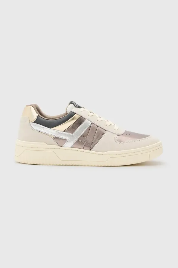 AllSaints Usnjene superge AllSaints Vix Suede Sneaker ženske, bela barva, W125FB