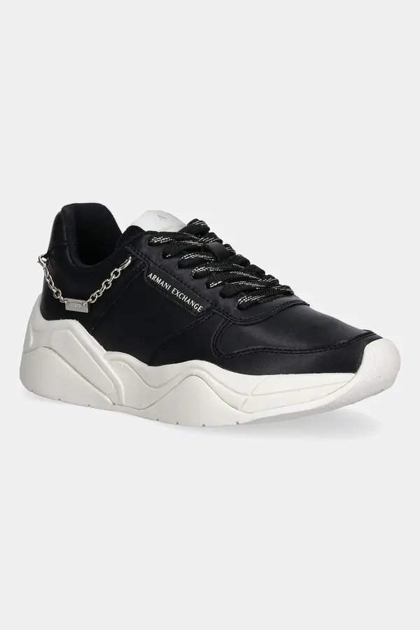 Armani Exchange Usnjene superge Armani Exchange