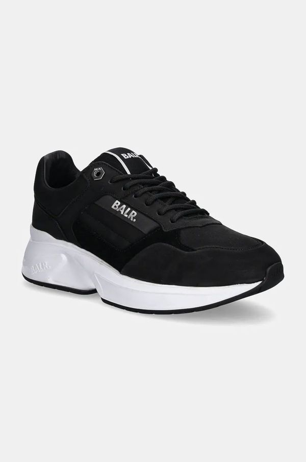 BALR. Usnjene superge BALR. Brand Luxe Runner črna barva, B1511.1043