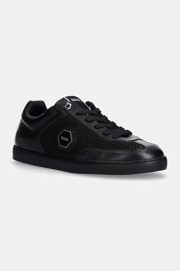 BALR. Usnjene superge BALR. Q-Series Classic Cup Sneaker črna barva, B1511.1032