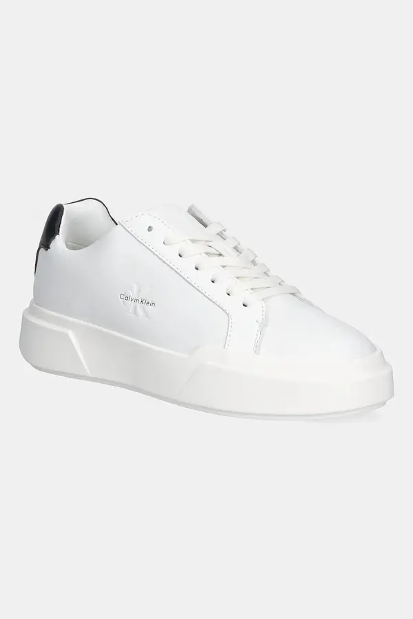 Calvin Klein Usnjene superge Calvin Klein CHUNKY CUPSOLE LACEUP LTH