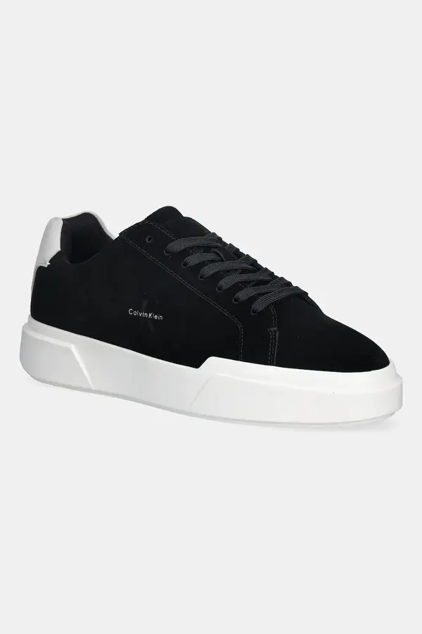 Calvin Klein Usnjene superge Calvin Klein CHUNKY CUPSOLE LACEUP SU