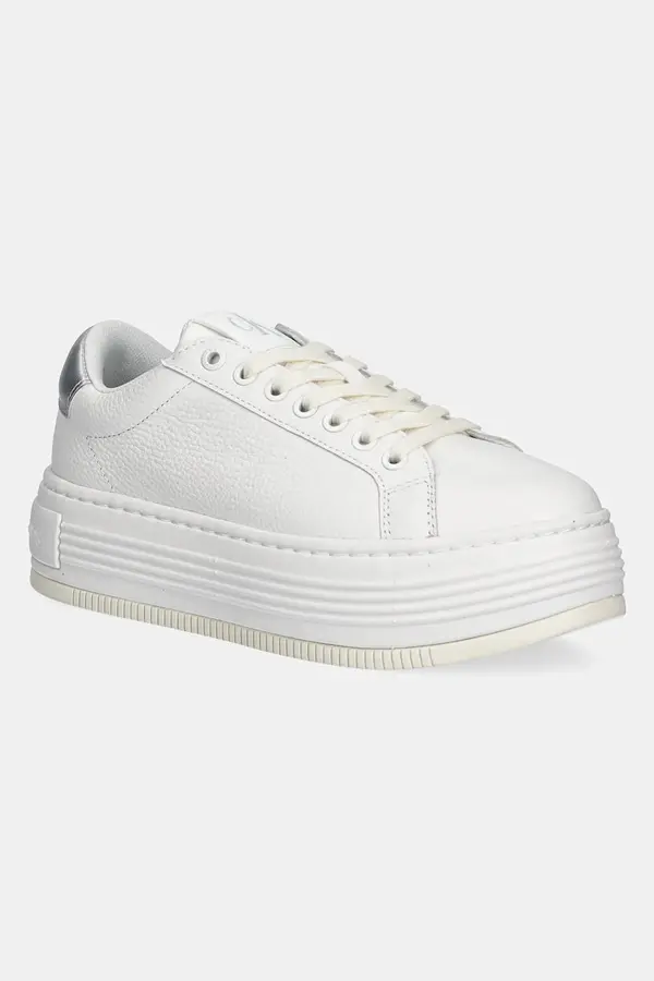 Calvin Klein Jeans Usnjene superge Calvin Klein Jeans BOLD FLATF LOW MIX OHB
