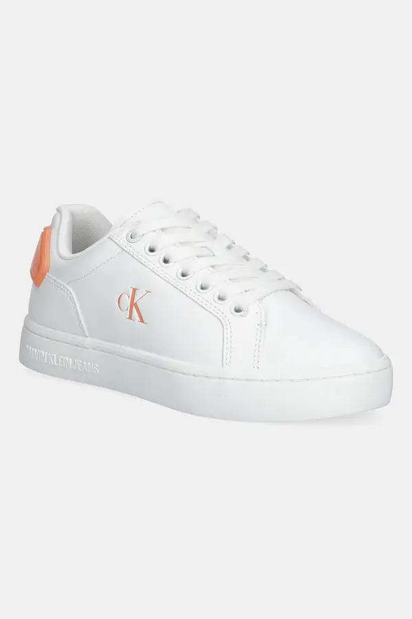 Calvin Klein Jeans Usnjene superge Calvin Klein Jeans CLASSIC CUPSOLE RU PATCH LTH WN