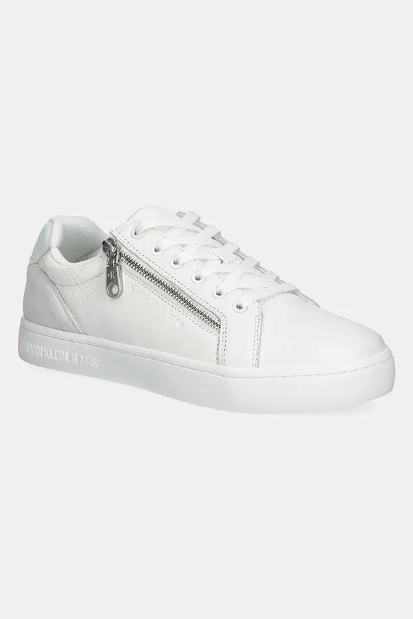 Calvin Klein Jeans Usnjene superge Calvin Klein Jeans CLASSIC CUPSOLE ZIP LOW IN