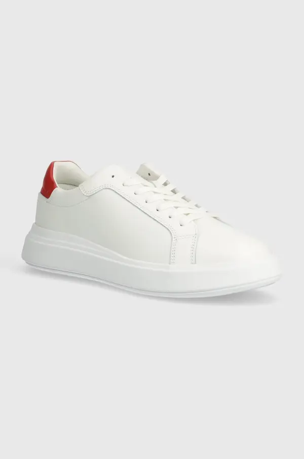 Calvin Klein Usnjene superge Calvin Klein LOW TOP LACE UP LTH