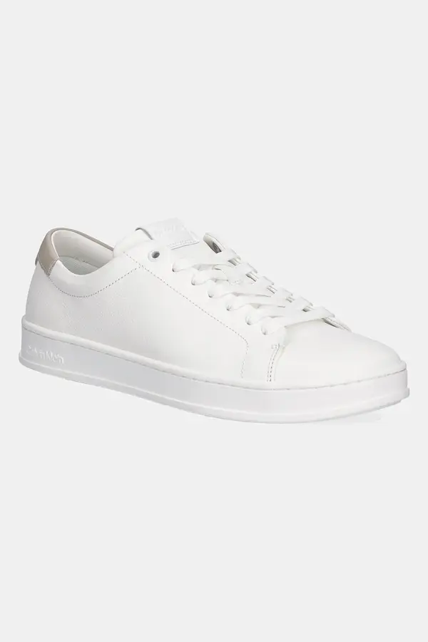 Calvin Klein Usnjene superge Calvin Klein LOW TOP LACE UP NU