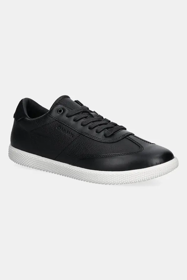 Calvin Klein Usnjene superge Calvin Klein LOW TOP LACE UP TMBL LTH