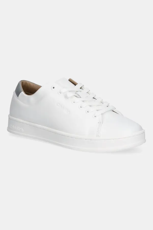 Calvin Klein Usnjene superge Calvin Klein PURE LOW LACEUP CUPSOLE HF LTH