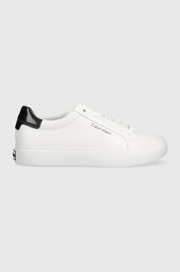 Calvin Klein Usnjene superge Calvin Klein VULC LACE UP