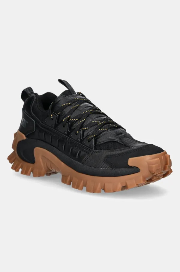 Caterpillar Usnjene superge Caterpillar INTRUDER MET črna barva, P726242